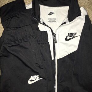 Nike Black and White Athletic Joggers
